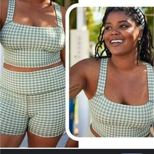 aerie offline gingham set